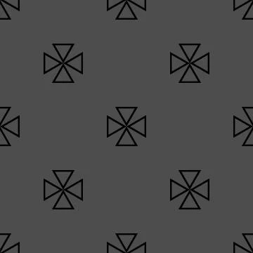 Tile black vector background or seamless dark pattern Stock Illustration