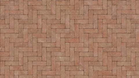 Tile brick wall floor surface as background texture. Stock Photos
