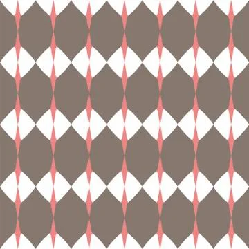 Tile brown and white vector pattern or website background Stock Illustration
