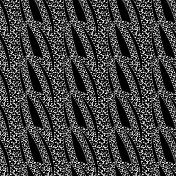 Tile Curl Pattern Stock Illustration