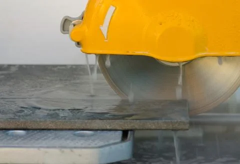 Tile cutting Stock Photos