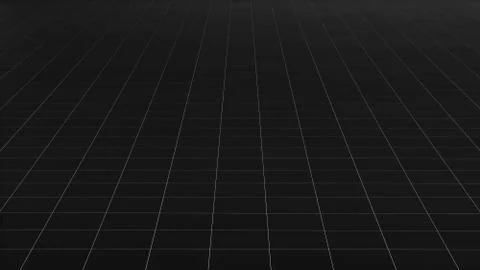 Tile dark black flooring, texture background, 3d illustration Stock Illustration