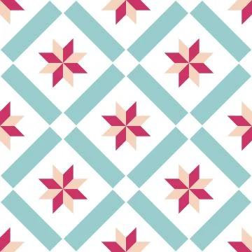 Tile decorative floor tiles vector pattern Stock Illustration