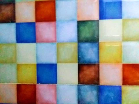 Tile design on the floor Stock Photos