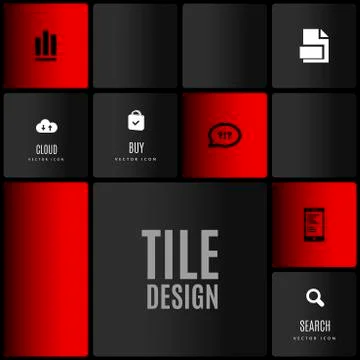 Tile Design Stock Illustration