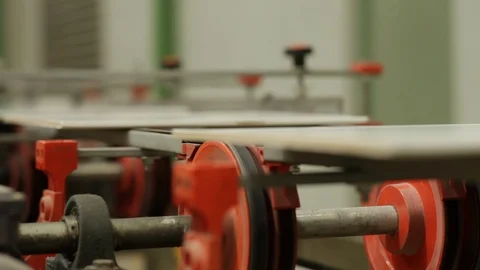 Tile Factory Conveyor 2 Video stock 122701780