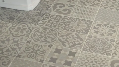 Tile floor Stock Footage 260336827