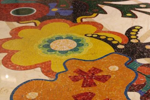 Tile floor Foto stock