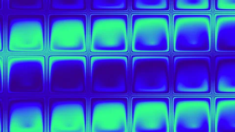 Tile Glass Panel Reflective Metallic Blocks With Rotating Illumination Stock Footage 143984070