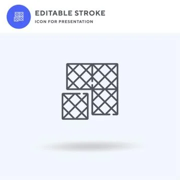 Tile icon vector, filled flat sign, solid pictogram isolated on white, logo Stock Illustration
