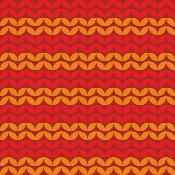 Tile knitting vector pattern or winter background Stock Illustration