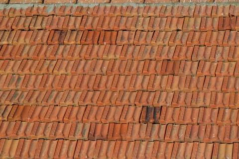 Tile laid in rows Stock-Fotos