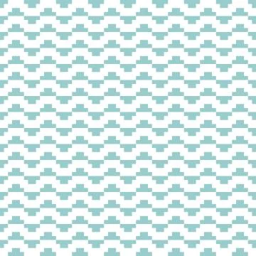 Tile mint green and white vector pattern Stock Illustration