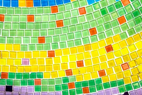 Tile mosaic pattern Stock Photos