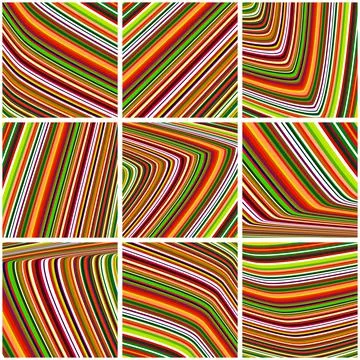 Tile in a motley stripes. Striped vector pattern Stock Illustration