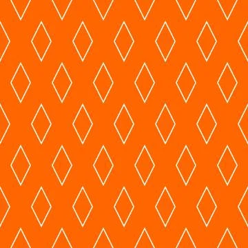 Tile orange and white vector pattern Stock Illustration