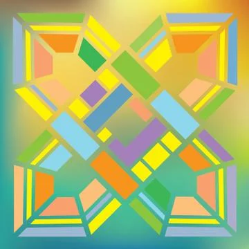 Tile pattern for background Stock Illustration