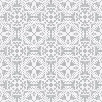 Tile pattern grey. Stock Illustration