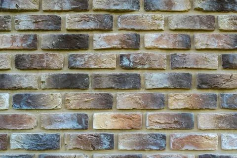Tile pattern of house brick wall Stock Photos