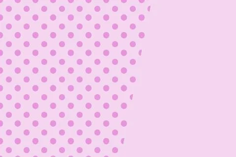 Tile pattern with  polka dots background with copy space Illustrazione stock