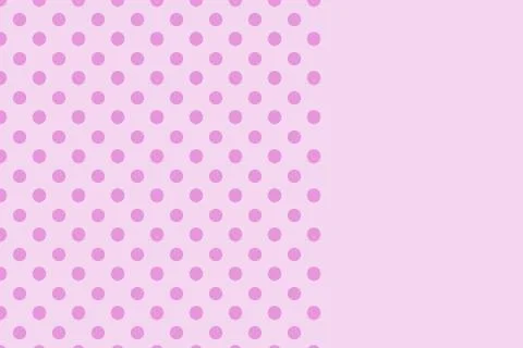 Tile pattern with  polka dots background with copy space 스톡 일러스트