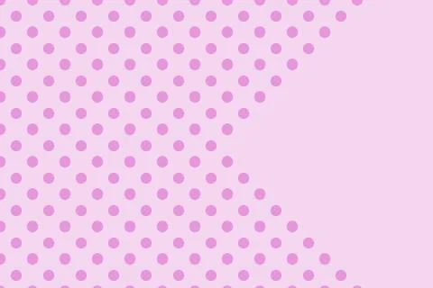 Tile pattern with  polka dots background with copy space Illustrazione stock