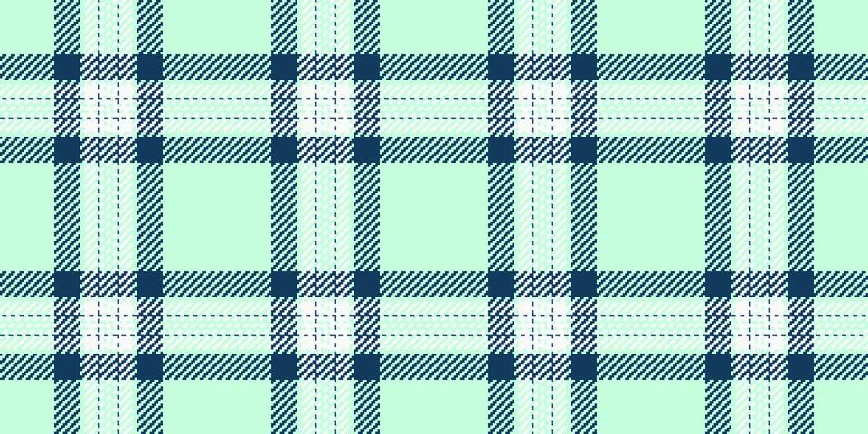 Tile pattern texture fabric, strong check seamless tartan. Tee background v.. Stock Illustration