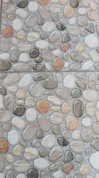 Tile Pebble Stone Floor Texture Stock Photos