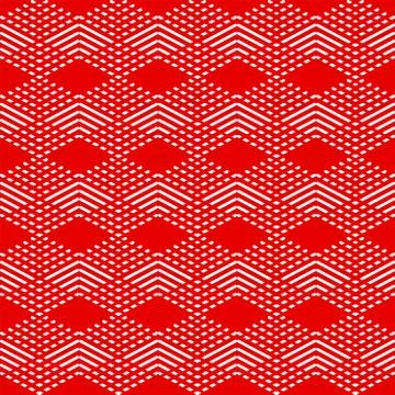 Tile red and white pattern or vector background Stock Illustration