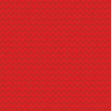 Tile red knitting vector pattern or winter background Illustrazione stock