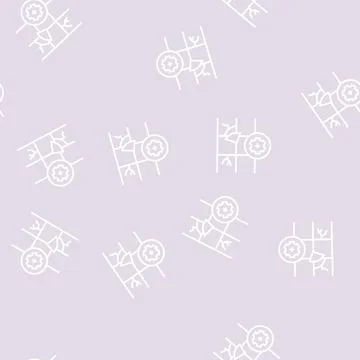 Tile repair line seamless pattern Stock Illustration
