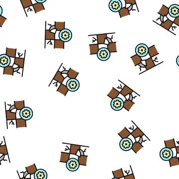Tile repair vector seamless pattern Stock Illustration