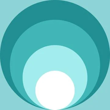 Tile with retro circle pattern in blue white colors, raster イラスト素材