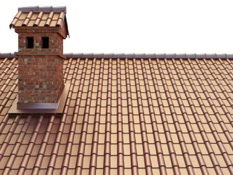 Tile Roof Stock Illustration