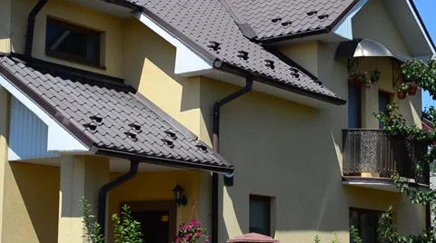 Tile on the rooftop. Stock Footage 65809609