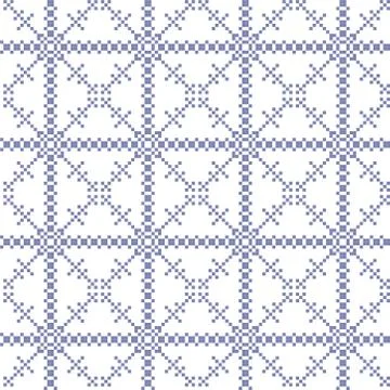 Tile seamless pattern.  Vector illustration. Stock Illustration