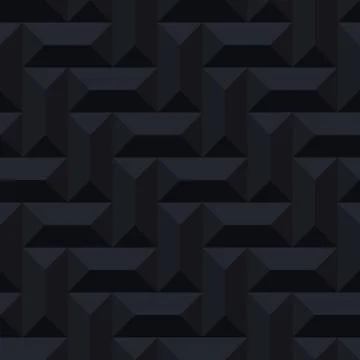 Tile seamless texture - geometric dark pattern. Abstract background Stock Illustration