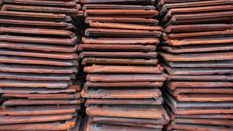 Tile. Stacked tiles. Stock Photos