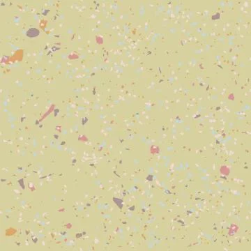 Tile terrazzo vector pattern with colorful stone on green marble background Stock Illustration