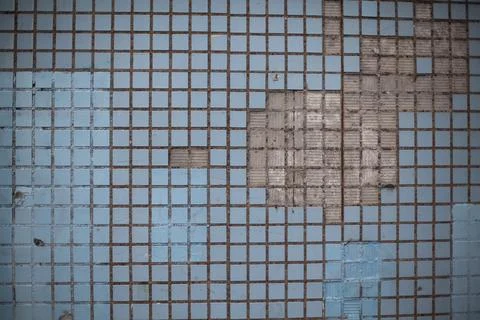 Tile texture. Fine tiles on the wall. Stock Photos