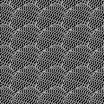 Tile Undulate Pattern Stock Illustration