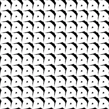 Tile vector pattern with black and white background Stock Illustration