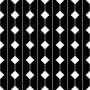 Tile vector pattern with black and white background Stock Illustration