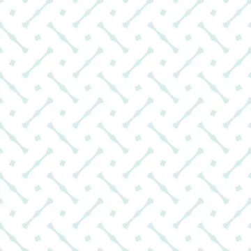 Tile vector pattern with blue print on white background Stock-Illustration