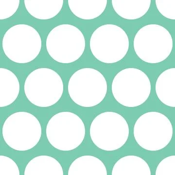 Tile vector pattern with dots on pastel background Stock Illustration