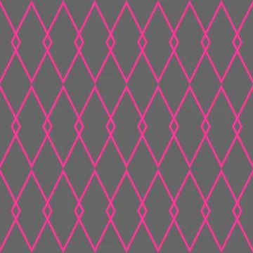 Tile vector pattern with grey and pink background Stock Illustration