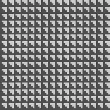 Tile vector pattern with grey and black background Stock Illustration