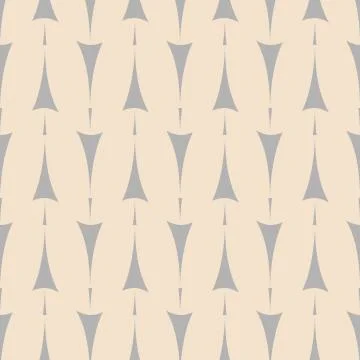 Tile vector pattern with grey arrows on pastel background Stock Illustration