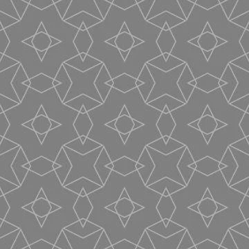 Tile vector pattern with grey print background Stock Illustration