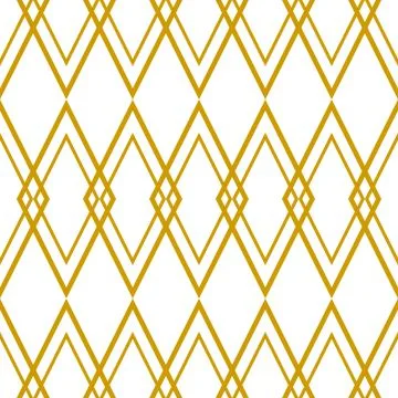 Tile vector pattern or golden yellow and white wallpaper background Illustrazione stock